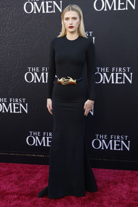 NELL TIGER FREE at The First Omen Premiere at Regency Village Theatre in Los Angeles 03/26/2024