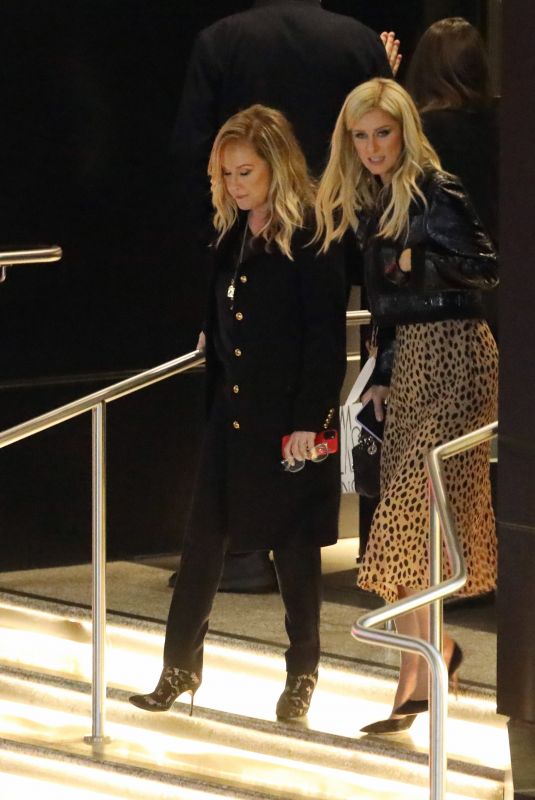 NICKY HILTON Out with Her Parents to Celebrate Mom Kathy