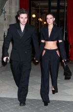 NICOLA PELTZ and Brooklyn Beckham Leaves La Reserve Hotel in Paris 03/03/2024