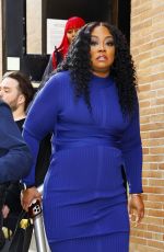 NIKKI BYLES Leaves Tamron Hall Show in New York 03/19/2024