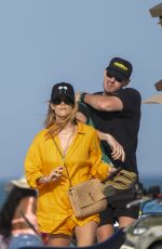 NINA AGDAL Has Lunch in Miami Beach 03/09/2024