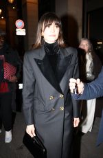 NINA DOBREV Arrives at Costes Hotel in Paris 03/04/2024