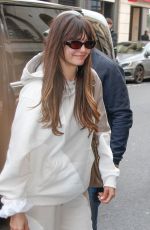 NINA DOBREV Arrives at Her Hotel at Paris Fashion Week 03/03/2024