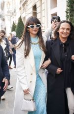 NINA DOBREV Arrives at Her Hotel in Paris 03/04/2024