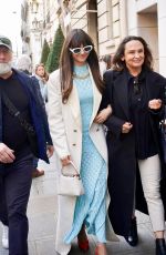 NINA DOBREV Arrives at Her Hotel in Paris 03/04/2024