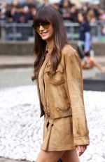 NINA DOBREV Arrives at Miu Miu Fashion Show at PFW in Paris 03/05/2024