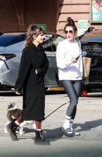 NINA DOBREV Out for Lunch with a Friend at Little Dom