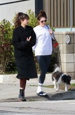 NINA DOBREV Out for Lunch with a Friend at Little Dom