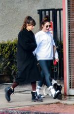 NINA DOBREV Out for Lunch with a Friend at Little Dom