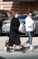 NINA DOBREV Out for Lunch with a Friend at Little Dom