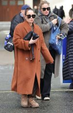 NOOMI RAPACE Leaves BBC Loose Ends Radio Show in London 03/01/2024