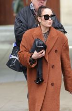NOOMI RAPACE Leaves BBC Loose Ends Radio Show in London 03/01/2024