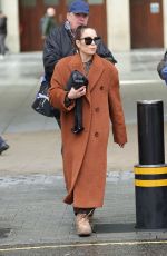 NOOMI RAPACE Leaves BBC Loose Ends Radio Show in London 03/01/2024