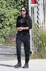 NOOR ALFALLAH Leaves a Gym After a Morning Workout in Los Angeles 03/27/2024