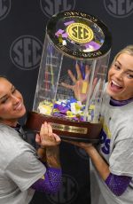 OLIVIA DUNNE at 2024 NCAA Gymnastics SEC Championships in New Orleans 03/23/2024