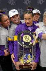 OLIVIA DUNNE at 2024 NCAA Gymnastics SEC Championships in New Orleans 03/23/2024