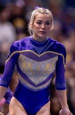OLIVIA DUNNE at 2024 NCAA Gymnastics SEC Championships in New Orleans 03/23/2024