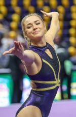 OLIVIA DUNNE at Alabama vs LSU Gymnastics Meet in Baton Rouge 03/01/2024