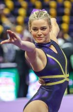 OLIVIA DUNNE at Alabama vs LSU Gymnastics Meet in Baton Rouge 03/01/2024