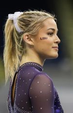 OLIVIA DUNNE at Purple & Gold Classic in Baton Rouge 03/08/2024