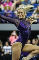 OLIVIA DUNNE at Purple & Gold Classic in Baton Rouge 03/08/2024