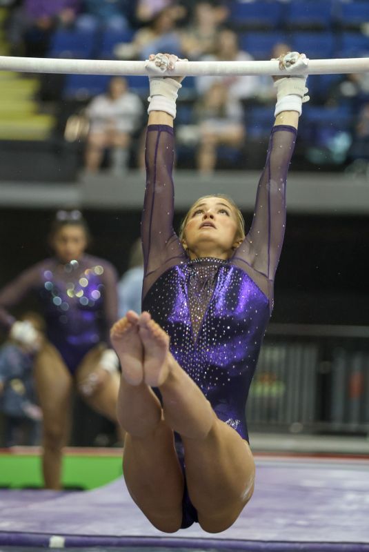 OLIVIA DUNNE at Purple & Gold Classic in Baton Rouge 03/08/2024