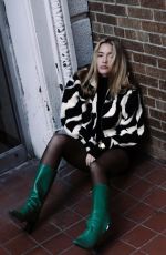 OLIVIA PONTON at a Photoshoot, March 2024