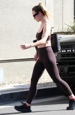 OLIVIA WILDE Leaves a Gym After an Intense Morning Workout 03/20/2024