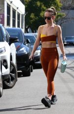 OLIVIA WILDE Leaves a Gym in Los Angeles 03/07/2024