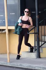 OLIVIA WILDE Leaves a Gym in Los Angeles 03/08/2024