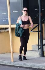 OLIVIA WILDE Leaves a Gym in Los Angeles 03/08/2024