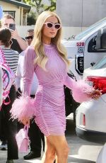 PARIS HILTON in Pinkat a Photoshoot in West Hollywood 03/13/2024