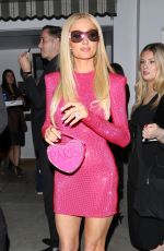 PARIS HILTON Leaves 17th Annual WIF Women Oscar Nominees Party in Los Angeles 03/08/2024