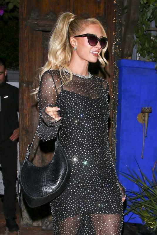 PARIS HILTON Leaves Jackson Lee