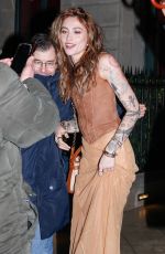 PARIS JACKSON Leaves Mert And Marcus Party at Paris Fashion Week 03/01/2024