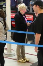 PATRICIA ARQUETTE Arrives at LAX Airport in Los Angeles 03/12/2024