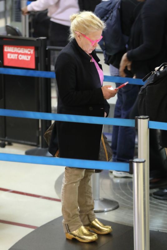 PATRICIA ARQUETTE Arrives at LAX Airport in Los Angeles 03/12/2024