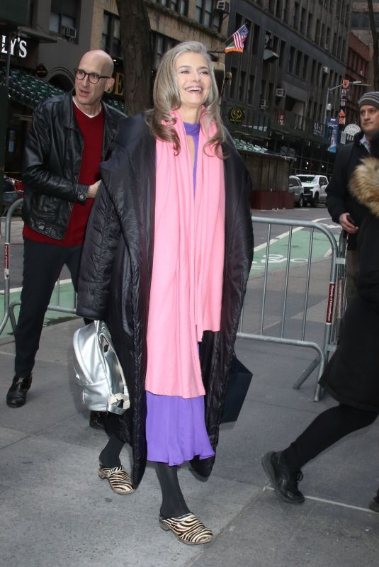 PAULINA PORIZKOVA Arrives at Today Show in New York 02/29/2024