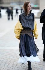 PHOEBE DYNEVOR at Louis Vuitton Womenswear FW24-25 Fashion Show at Paris Fashion Week 03/05/2024