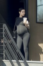 Pregnant BHAD BHABIE Leaves DBT Clinic in Los Angeles 03/05/2024