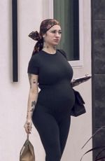 Pregnant BHAD BHABIE Leaves DBT Clinic in Los Angeles 03/05/2024