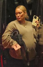 Pregnant HILARY DUFF and Matthew Koma Night Out in Beverly Hills 03/11/2024