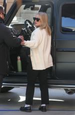 Pregnant HILARY DUFF Leaves a Hair Salon in Los Angeles 03/08/2024