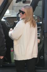 Pregnant HILARY DUFF Leaves a Hair Salon in Los Angeles 03/08/2024