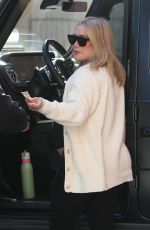 Pregnant HILARY DUFF Leaves a Hair Salon in Los Angeles 03/08/2024