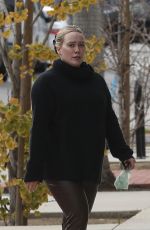Pregnant HILARY DUFF Out and About in Los Angeles 03/01/2024
