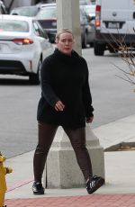 Pregnant HILARY DUFF Out and About in Los Angeles 03/01/2024