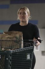 Pregnant HILARY DUFF Out Shopping in Brentwood 03/04/2024