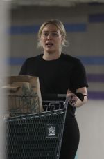 Pregnant HILARY DUFF Out Shopping in Brentwood 03/04/2024