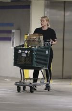 Pregnant HILARY DUFF Out Shopping in Brentwood 03/04/2024